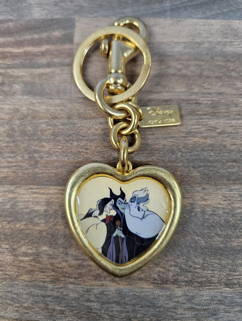 Coach X Disney Villains Heart Locket Bag Charm